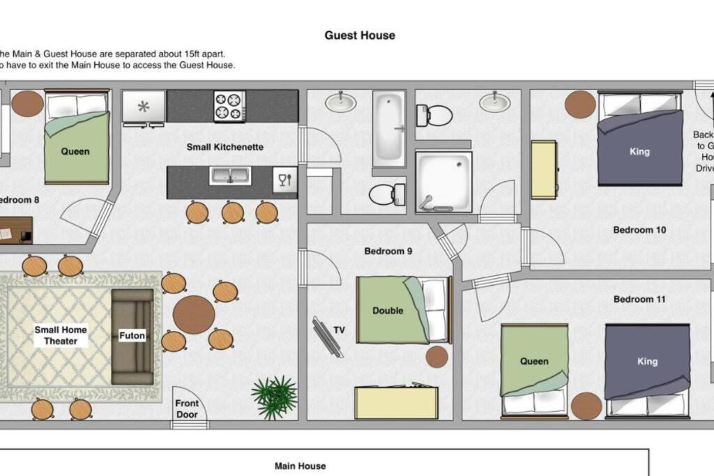 The River Haven - Sleeps 32 - On Guadalupe River Seguin Eksteriør billede